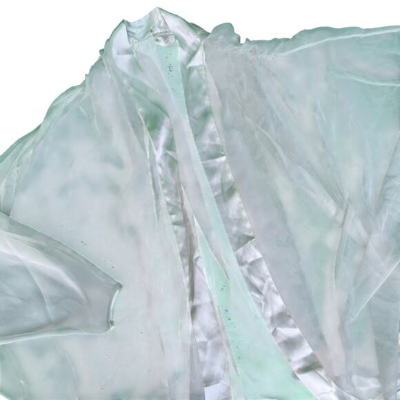 Victoria’s Secret Sheer White Chiffon Kimono Robe Bridal Romantic Feminine 0S - Picture 3 of 6